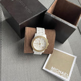 Buy Shop Michael Kors Runway White Dial White Steel Strap Watch for Women - MK5237 USA Online