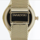 Buy Shop Swarovski Octea Nova Silver Dial Gold Mesh Bracelet Watch for Women - 5430417 USA Online