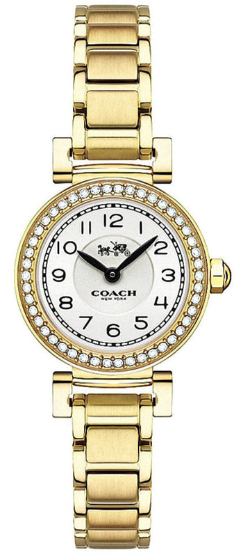 Buy Shop Coach Madison White Dial Gold Steel Strap Watch for Women - 14502403 USA Online