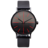 Calvin Klein Boost Black Dial Black Leather Strap Watch for Men - K7Y214CY