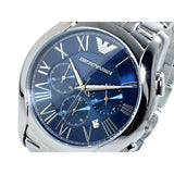 Buy Shop Emporio Armani Classic Navy Blue Dial Stainless Steel Watch For Men - AR1787 USA Online