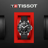 Buy Shop Tissot Seastar 1000 Powermatic 80 Black Dial Black Nylon Strap Watch For Men - T120.407.17.051.00 USA Online