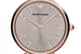 Buy Shop Emporio Armani Gianni T Bar Grey Dial Two Tone Steel Strap Watch For Women - AR1840 USA Online