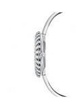 Buy Shop Swarovski Crystal Rose Black Dial Silver Steel Strap Watch for Women - 5484076 USA Online
