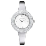 Swarovski Crystal Rose Silver Dial Silver Steel Strap Watch for Women - 5483853