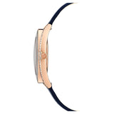 Buy Shop Swarovski Crystalline Aura Blue Dial Blue Leather Strap Watch for Women - 5519447 USA Online
