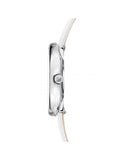 Buy Shop Swarovski Crystalline Pure White Dial White Leather Strap Watch for Women - 5275046 USA Online