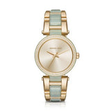 Buy Shop Michael Kors Delray Rose Gold Dial Two Tone Steel Strap Watch for Women - MK4317 USA Online