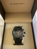 Buy Shop Burberry Sport Chronograph Black Dial Black Steel Strap Watch for Men - BU7703 USA Online