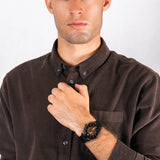 Buy Shop Fossil Neutra Automatic Skeleton Black Dial Black Steel Strap Watch for Men - ME3183 USA Online