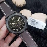 Buy Shop Fossil Bowman Chronograph Brown Dial Brown Leather Strap Watch for Men - FS5601 USA Online