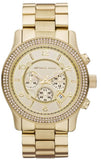 Buy Shop Michael Kors Runway Gold Dial Gold Steel Strap Watch for Women - MK5575 USA Online
