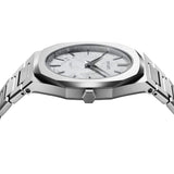 Buy Shop D1 Milano Pluto Ultra Thin Silver Dial Silver Steel Strap Watch for Men - D1-UTBJ18 USA Online