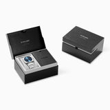 Buy Shop D1 Milano Square Caribbean Blue Dial Silver Steel Strap Watch for Men - D1-SQBJ07 USA Online