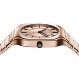 Buy Shop D1 Milano Square Champagne Gold Dial Gold Steel Strap Watch for Unisex - D1-SQBJ04 USA Online