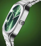 Buy Shop D1 Milano Square Eden Green Dial Silver Steel Strap Watch for Men - D1-SQBJ06 USA Online