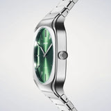 Buy Shop D1 Milano Square Eden Green Dial Silver Steel Strap Watch for Men - D1-SQBJ06 USA Online