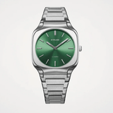 Buy Shop D1 Milano Square Eden Green Dial Silver Steel Strap Watch for Men - D1-SQBJ06 USA Online