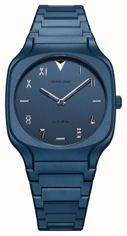 Buy Shop D1 Milano Square Galaxy Blue Dial Blue Steel Strap Watch for Men - D1-SQBJ09 USA Online