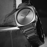 Buy Shop D1 Milano Square Gray Dial Grey Steel Strap Watch for Men - D1-SQBJ11 USA Online