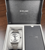 Buy Shop D1 Milano Square Silver Dial Silver Steel Strap Watch for Men - D1-SQBJ01 USA Online
