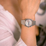Buy Shop D1 Milano Square Silver Dial Silver Steel Strap Watch for Men - D1-SQBJ01 USA Online