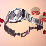 Buy Shop D1 Milano Square Silver Dial Silver Steel Strap Watch for Men - D1-SQBJ01 USA Online