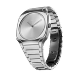 Buy Shop D1 Milano Square Silver Dial Silver Steel Strap Watch for Men - D1-SQBJ10 USA Online