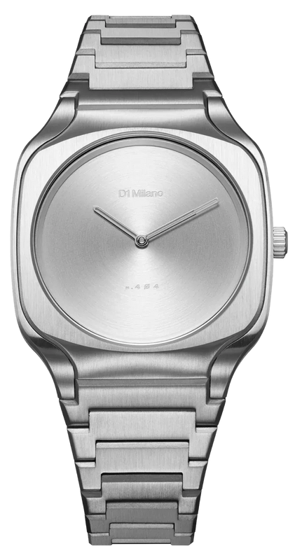 Buy Shop D1 Milano Square Silver Dial Silver Steel Strap Watch for Men - D1-SQBJ10 USA Online