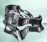 Buy Shop D1 Milano Square Titanium Gray Dial Gray Steel Strap Watch for Men - D1-SQBJ02 USA Online