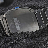 Buy Shop D1 Milano Square Titanium Gray Dial Gray Steel Strap Watch for Men - D1-SQBJ02 USA Online