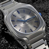 Buy Shop D1 Milano Square Titanium Gray Dial Gray Steel Strap Watch for Men - D1-SQBJ02 USA Online