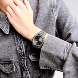 Buy Shop D1 Milano Ultra Thin Anthracite Gray Dial Gray Steel Strap Watch for Men - D1-UTBJ22 USA Online