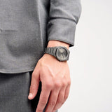 Buy Shop D1 Milano Ultra Thin Anthracite Gray Dial Gray Steel Strap Watch for Men - D1-UTBJ22 USA Online