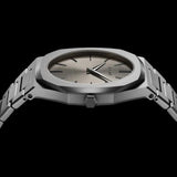 Buy Shop D1 Milano Ultra Thin Anthracite Gray Dial Gray Steel Strap Watch for Men - D1-UTBJ22 USA Online