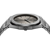Buy Shop D1 Milano Ultra Thin Anthracite Gray Dial Gray Steel Strap Watch for Men - D1-UTBJ22 USA Online