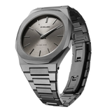 Buy Shop D1 Milano Ultra Thin Anthracite Gray Dial Gray Steel Strap Watch for Men - D1-UTBJ22 USA Online
