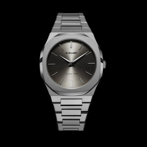 Buy Shop D1 Milano Ultra Thin Anthracite Gray Dial Gray Steel Strap Watch for Men - D1-UTBJ22 USA Online