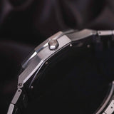 Buy Shop D1 Milano Ultra Thin Ashfield Black Dial Silver Steel Strap Watch for Men - D1-UTBJ32 USA Online