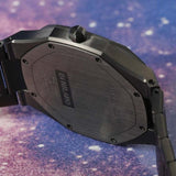 Buy Shop D1 Milano Ultra Thin Aventurine Black Dial Silver Steel Strap Watch for Men - D1-UTBJ29 USA Online