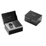 Buy Shop D1 Milano Ultra Thin Aventurine Black Dial Silver Steel Strap Watch for Men - D1-UTBJ29 USA Online