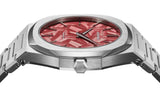 Buy Shop D1 Milano Ultra Thin Barn Red Dial Silver Steel Strap Watch for Men - D1-UTBJ33 USA Online