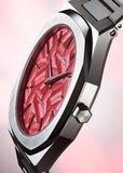 Buy Shop D1 Milano Ultra Thin Barn Red Dial Silver Steel Strap Watch for Men - D1-UTBJ33 USA Online