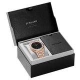 Buy Shop D1 Milano Ultra Thin Black Dial Gold Steel Strap Watch for Men - D1-UTBJ16 USA Online