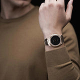 Buy Shop D1 Milano Ultra Thin Black Dial Gold Steel Strap Watch for Men - D1-UTBJ16 USA Online