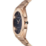 Buy Shop D1 Milano Ultra Thin Black Dial Gold Steel Strap Watch for Men - D1-UTBJ16 USA Online