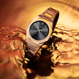 Buy Shop D1 Milano Ultra Thin Black Dial Gold Steel Strap Watch for Men - D1-UTBJ42 USA Online