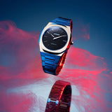 Buy Shop D1 Milano Ultra Thin Black Dial Silver Steel Strap Watch for Men - D1-UTBJ14 USA Online