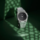 Buy Shop D1 Milano Ultra Thin Black Dial Silver Steel Strap Watch for Men - D1-UTBJ14 USA Online