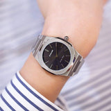 Buy Shop D1 Milano Ultra Thin Black Dial Silver Steel Strap Watch for Women - D1-UTBL05 USA Online